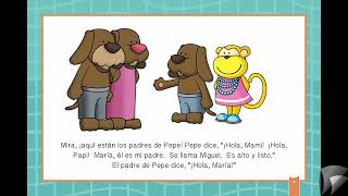 Spanish Storybook for young learners El cumpleaños de Pepe [upl. by Annahgiel]