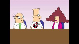 Dilbert Animated Cartoons  Fuzzy Donut Meeting and Mr Coffee [upl. by Eedoj]