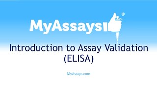 Introduction to Assay Validation ELISA [upl. by Eneli486]