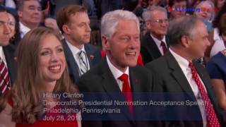 Convention Speeches of Donald Trump and Hillary Clinton [upl. by Ravert]