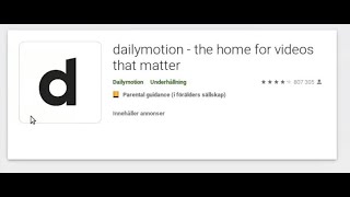 How to install Dailymotion app [upl. by Annaierb105]