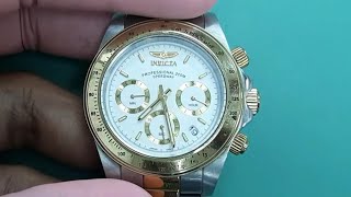 How To Replace The Battery a INVICTA Chronograph Watch  SolimBD [upl. by Burnsed]