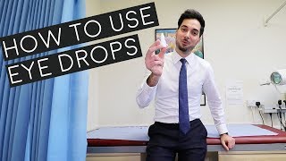 How To Use Eye Drops 2018 [upl. by Arvad]