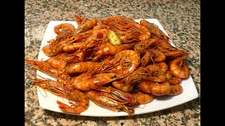 RECETTE D’ÉTÉ LES CREVETTES ROYALES À LA PERSILLADE [upl. by Strohben]