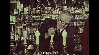 Busy British Pub Life 1950s  Film 1091299 [upl. by Bud]