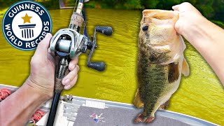 I CAUGHT Two 10 POUNDERS In 5 MINUTES WORLD RECORD [upl. by Namwob336]