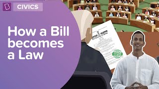 How A Bill Becomes A Law  Class 8  Civics  Learn With BYJUS [upl. by Yorgerg]