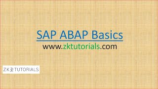 28 sap abap syntax learning open SQL select query [upl. by Macpherson]