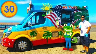 Gecko and Mr Tees Ice Cream Truck  Geckos Real Vehicles  Ice Cream Truck For Children [upl. by Sperling800]