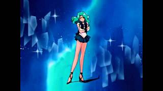 Sailor Moon  Neptune  All Attacks and Transformation [upl. by Aihsemak]