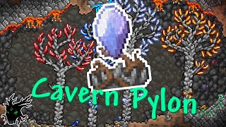 The Cavern Pylon  Terraria 14 Journey’s End [upl. by Eiramyllek]