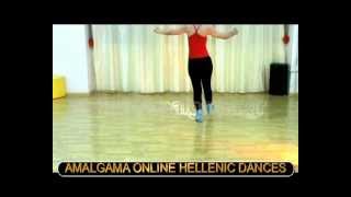 ZORBA THE GREEK SYRTAKI DANCE LESSON Part 1teacher Maria Athanassiadou Greece [upl. by Ytitsahc]