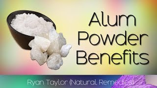 Alum Powder Uses amp Benefits Fitkari [upl. by Llennahs]