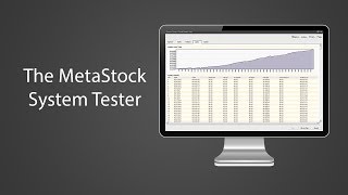 The MetaStock System Tester [upl. by Oluas]