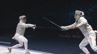 Aron Szilagyi Szilagyi Wins Fencing Sabre Gold  London 2012 Olympics [upl. by Tj]