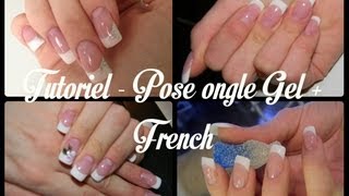 TUTORIEL  Pose Ongle Gel  French [upl. by Esetal599]