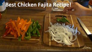 Best Chicken Fajita Recipe Simple Homemade [upl. by Mcevoy]