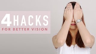 4 Exercises For Better Vision  Eye Yoga [upl. by Haisa]