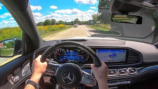 2021 MercedesAMG GLS 63  POV Test Drive [upl. by Haron]