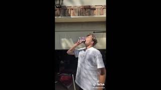 guy tries to drink sparkling water without burping [upl. by Egan]