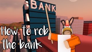 Roblox┆How to rob the bank in jailbreak [upl. by Walczak]