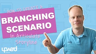 How to create branching scenarios in Articulate Storyline [upl. by Norehc]