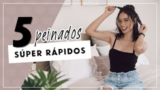 ¡PEINADOS FÁCILES para cabello corto  AnaVbon [upl. by Avat]