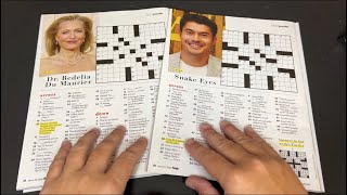 ASMR Crossword Puzzles whisper [upl. by Eninaj]