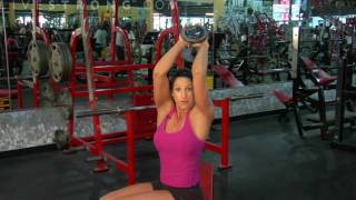 How to Do Triceps Dumbbell Extensions [upl. by Sera]