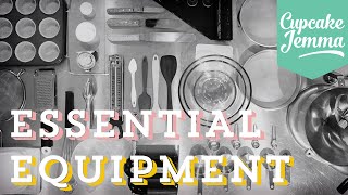 Essential Kitchen Equipment Guide for Home Baking  Cupcake Jemma [upl. by Ertnod191]