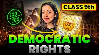 CLASS 9 DEMOCRATIC RIGHTS FULL CHAPTER  Class 9 Social Science  Shubham Pathak civics sst exam [upl. by Rednave633]