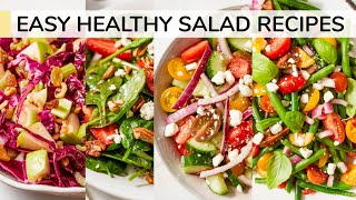 4 EASY HEALTHY SALAD RECIPES [upl. by Douglas]