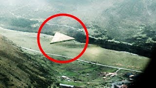 Breathtaking UFO Video Huge Triangle Shape UFO Recorded on Camera  KarachayCherkessia Russia [upl. by Aetnahc]