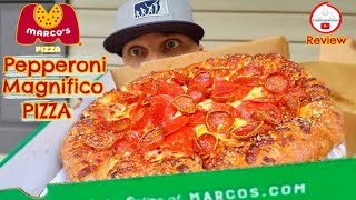 Marcos Pizza® PEPPERONI MAGNIFICO PIZZA Review 🍕🤗 [upl. by Natalia]