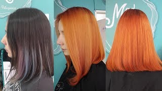 CABELLO COBRE PASO A PASO  Madmoon Peluquería [upl. by Lisan]