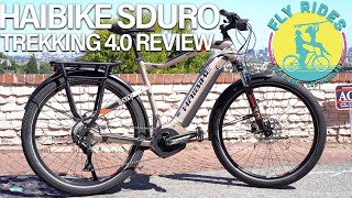 Class 1 Electric Bike Review Haibike SDURO Trekking 40 Review [upl. by Mersey]