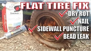 Permanently Fix Flat ATV Tires with TireJect [upl. by Urbannal917]