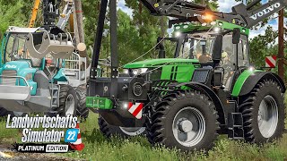 LS22 Platinum Edition FORSTMaschinen Fahrzeuge und Geräte  Farming Simulator 22 Platinum [upl. by Keldah]