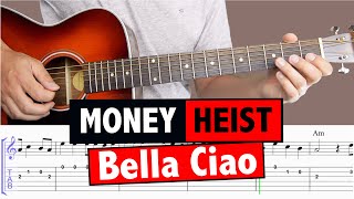 Bella Ciao  Guitar Tutorial amp Cover  TABS [upl. by Hynda753]