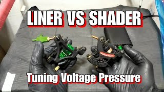 How to Tune Tattoo Coil Machine Liner and Shader [upl. by Anotal]