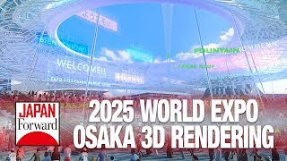 2025 World Expo Osaka 3D Rendering  JAPAN Forward [upl. by Hereld]