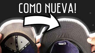 RESTAURACIÓN DE GORRAS COMO TEÑIR UNA GORRA DESCOLORIDA O MANCHADA [upl. by Rehpotsihrc346]