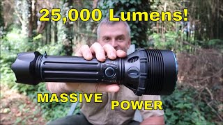 OLIGHT X9R MARAUDER FLASHLIGHT 25000 LUMENS [upl. by Anesor]