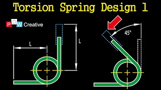 Torsion Spring Design 1 [upl. by Meldon326]