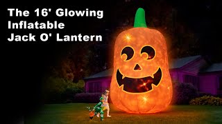 The 16 Glowing Inflatable Jack O Lantern [upl. by Nodla]