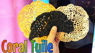 Garnish  How to make perfect Coral Tuile  by Monika Talwar [upl. by Eugene]