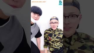 ATEEZ  Hongjoong and Jongho talk about Mingi on VLIVE ♡ 06022021 [upl. by Kaufman]