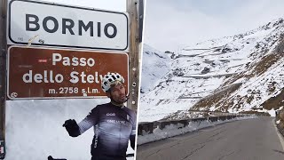 The Iconic Stelvio Snow At Giro dItalia [upl. by Lindblad]