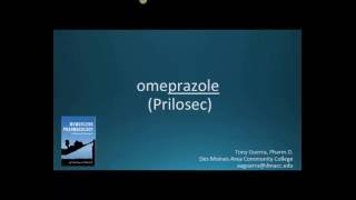 How to pronounce omeprazole Prilosec Memorizing Pharmacology Flashcard [upl. by Euv119]