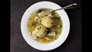 Andrew Zimmern Cooks Matzoh Ball Soup [upl. by Pammie]